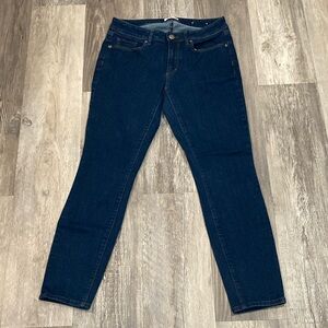 LOFT Outlet Women's Dark Wash Curvy Skinny Jeans